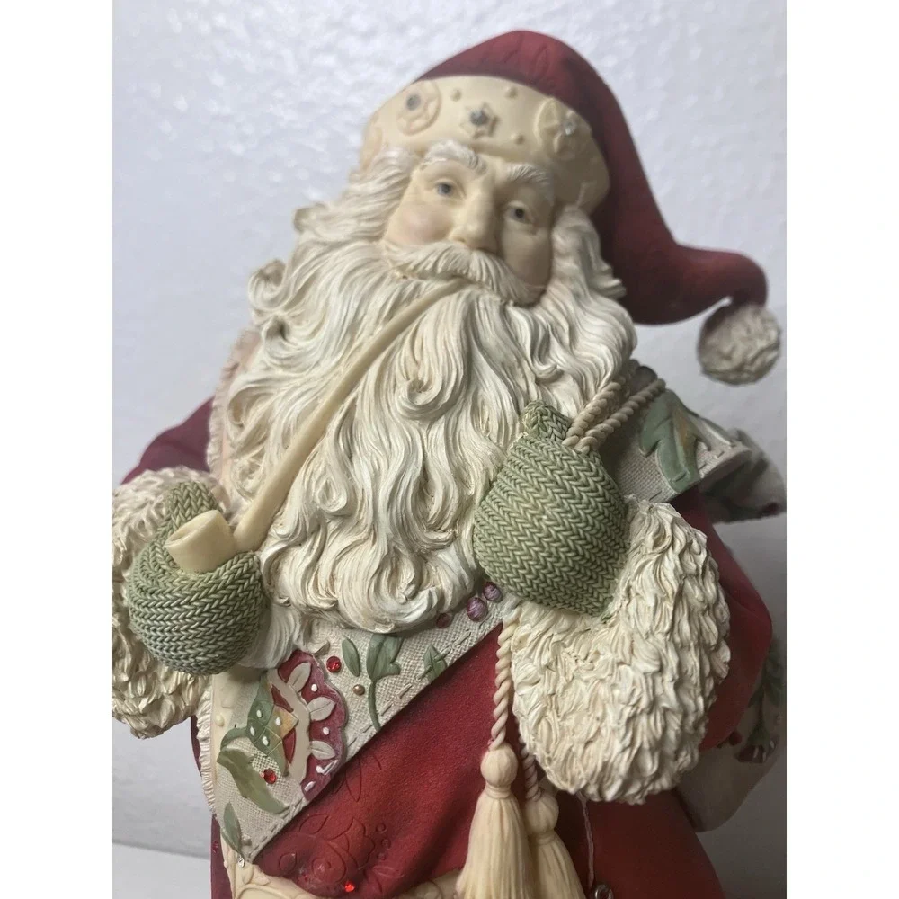 Retired Enesco The Heart Of Christmas Santa‎ Claus Figurine Marked 4027168